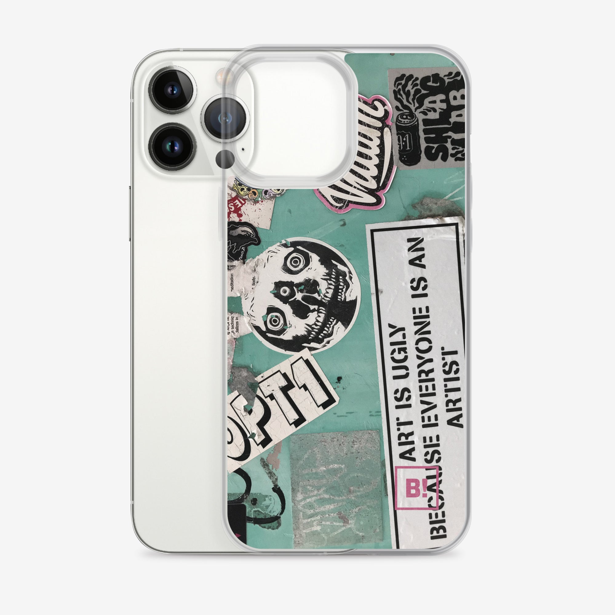 Binspired Art Is Ugly Urban Art iPhone 13 Pro Max Case with Phone