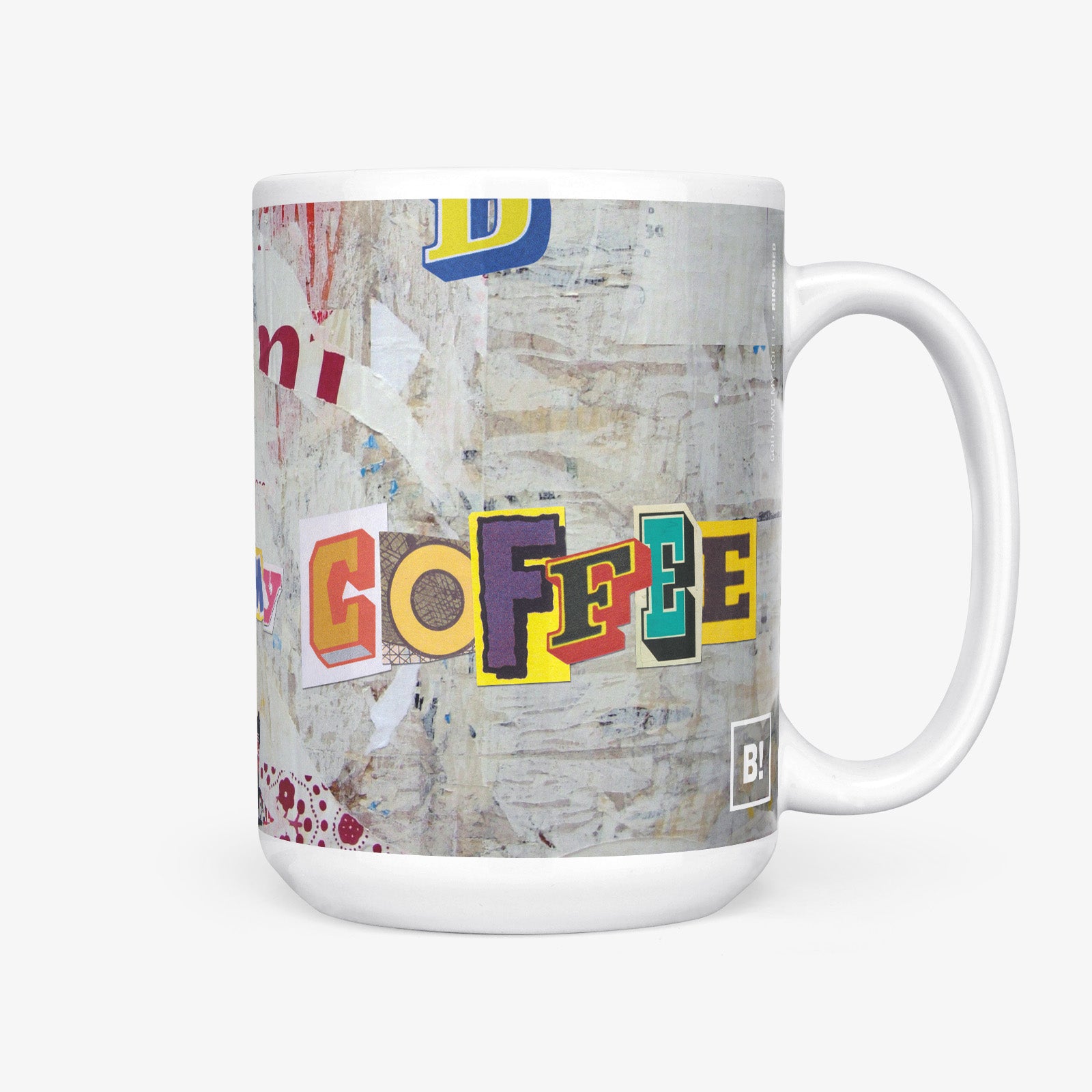 Be inspired by our "God Save My Coffee" Coffee Mug.  Featuring a 15oz size with the handle on the right