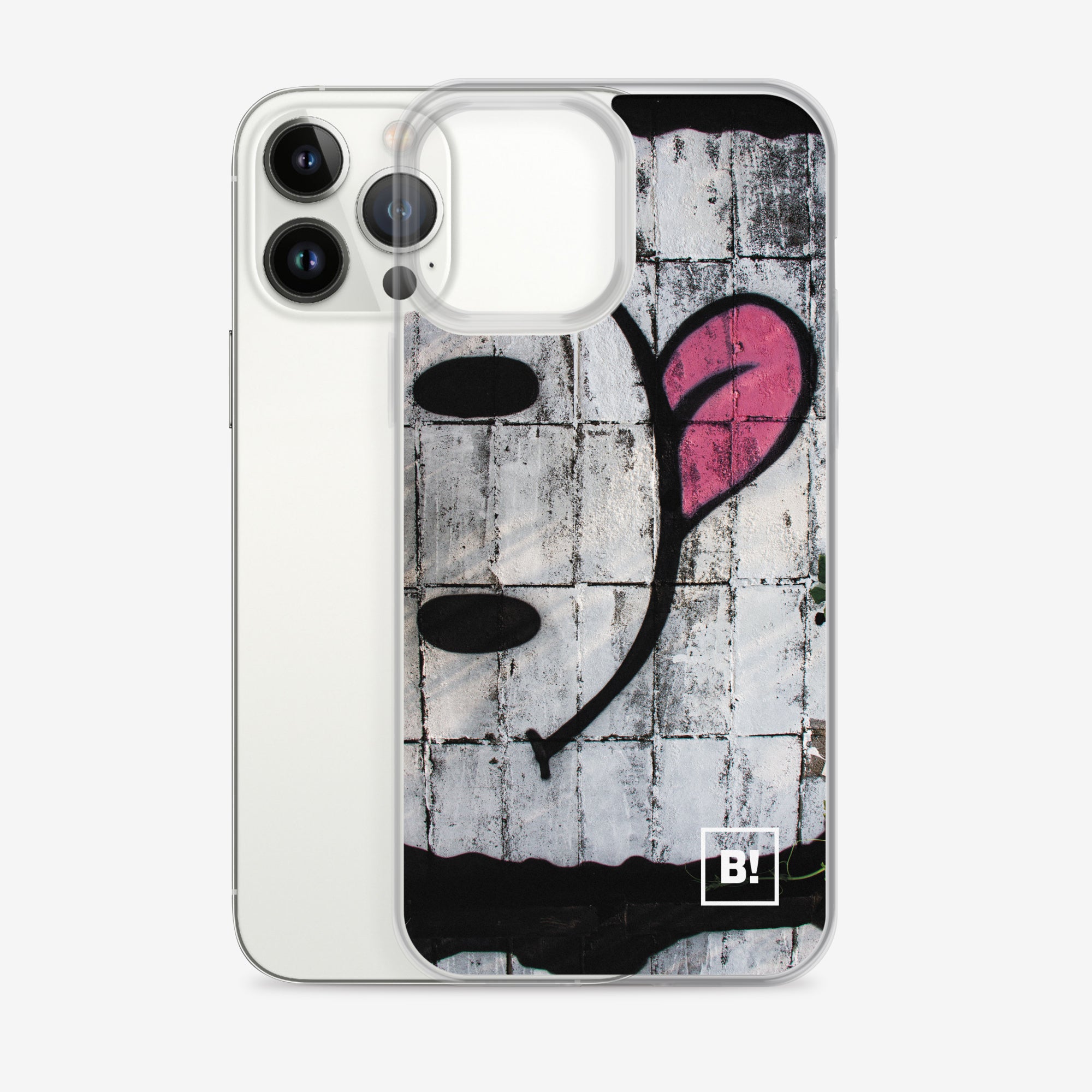 Binspired Hello Happy Urban Art iPhone 13 Pro Max Case with Phone