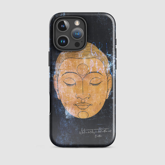 Golden Buddha Head iPhone Case