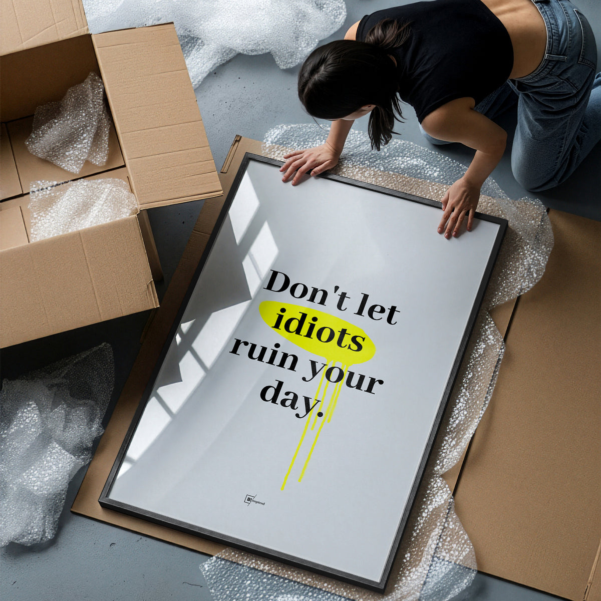 Don't Let Idiots Ruin Your Day Canvas Art
