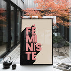 FÉMINISTE Canvas Art
