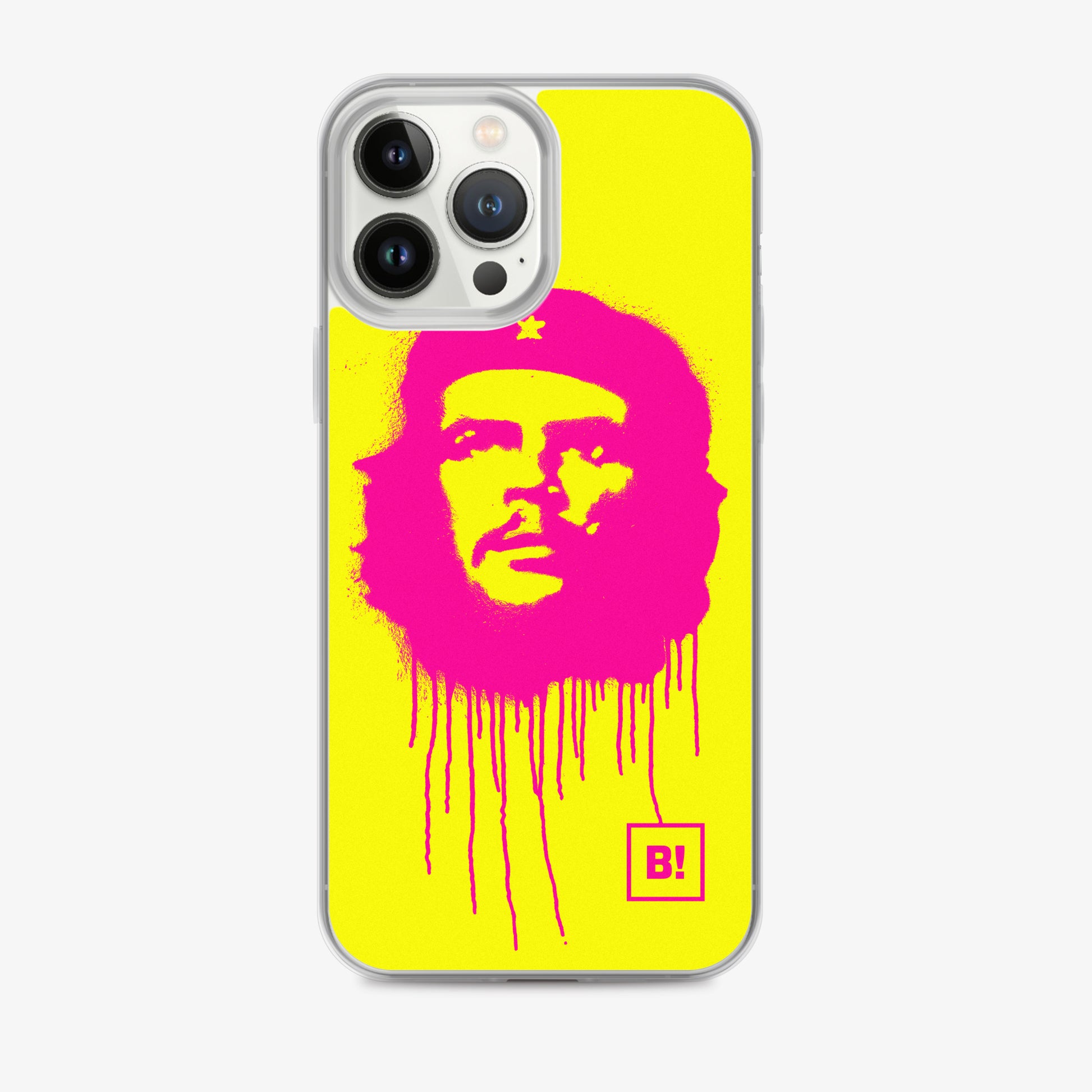 Binspired Ernesto "Che" Guevara - Pop Magenta - iPhone 13 Pro Max Clear Case