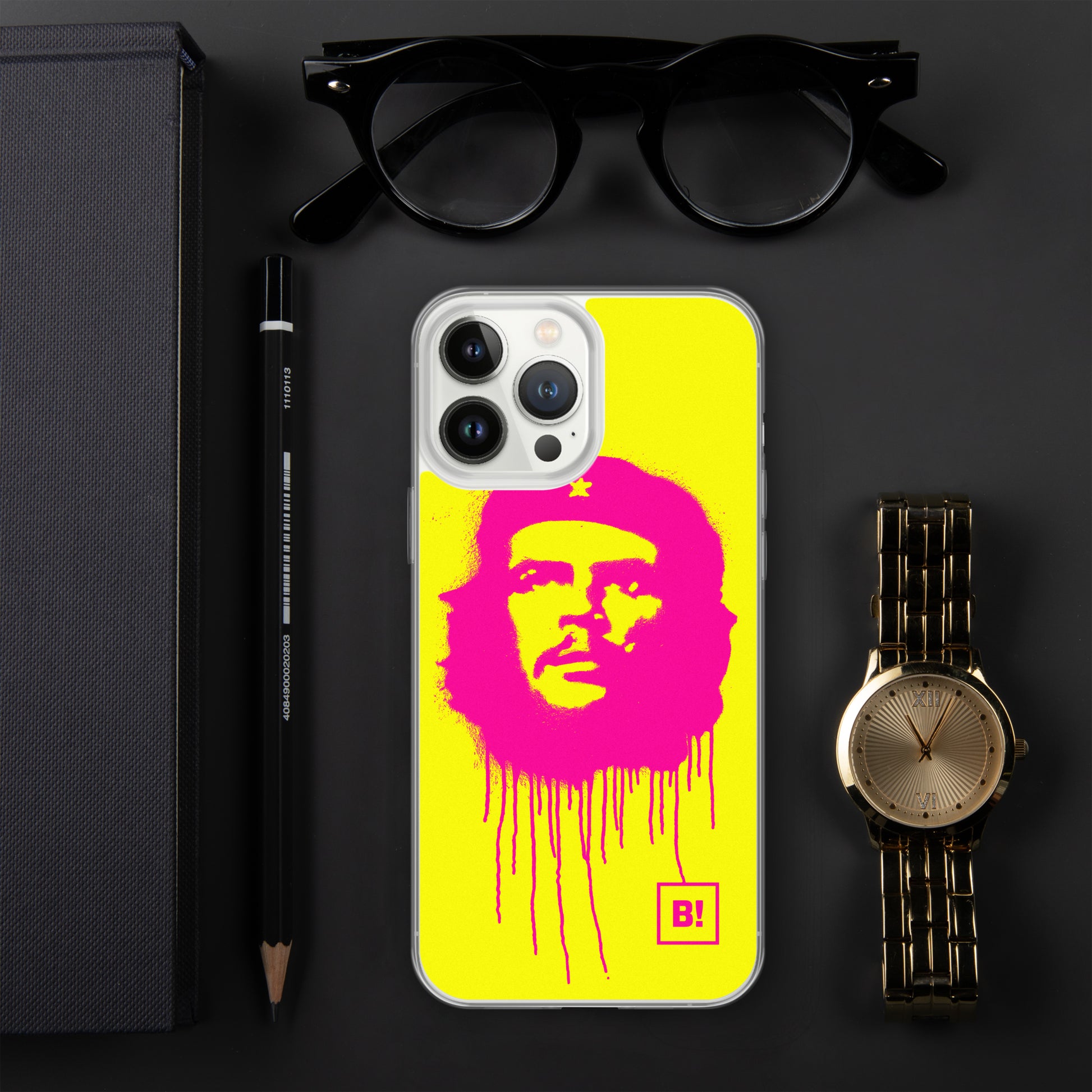 Binspired Ernesto "Che" Guevara - Pop Magenta - iPhone 13 Pro Max Lifestyle