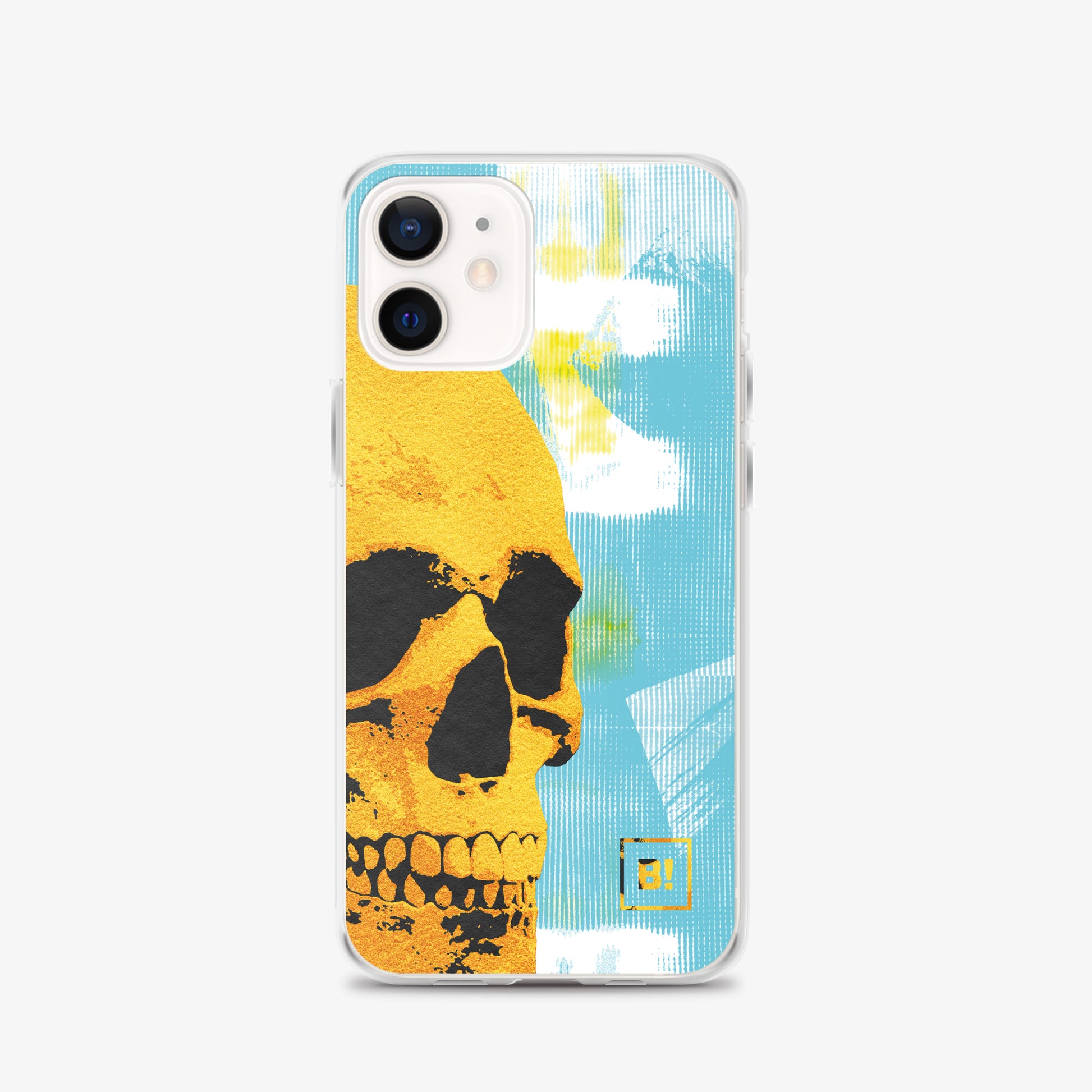 Binspired Golden Skulls High Five - Pop Art - iPhone 12 Clear Case