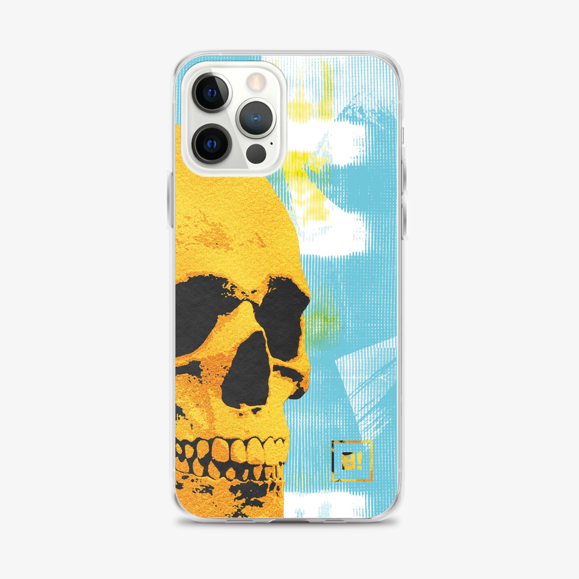 Binspired Golden Skulls High Five - Pop Art - iPhone 12 Pro Max Clear Case