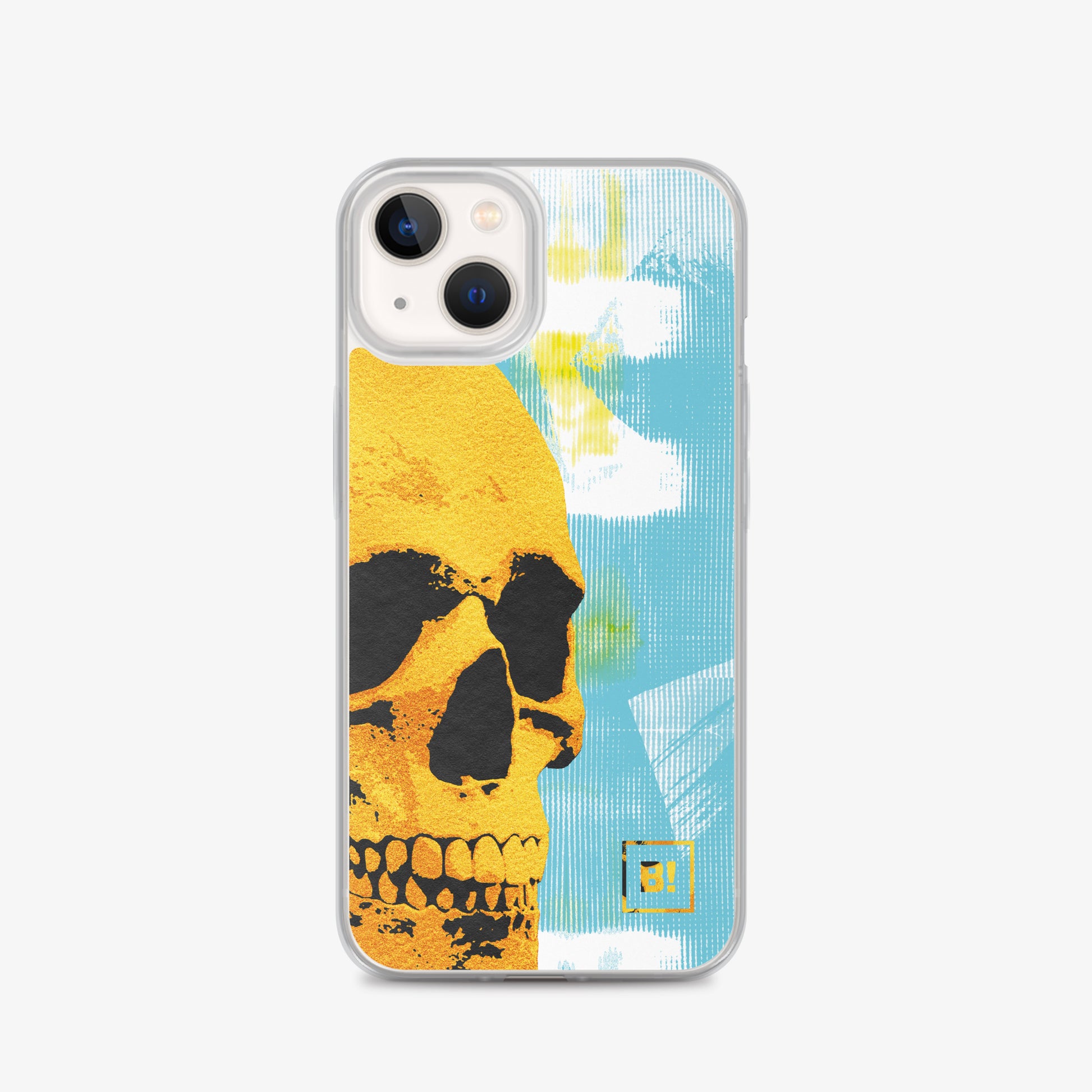 Binspired Golden Skulls High Five - Pop Art - iPhone 13 Clear Case
