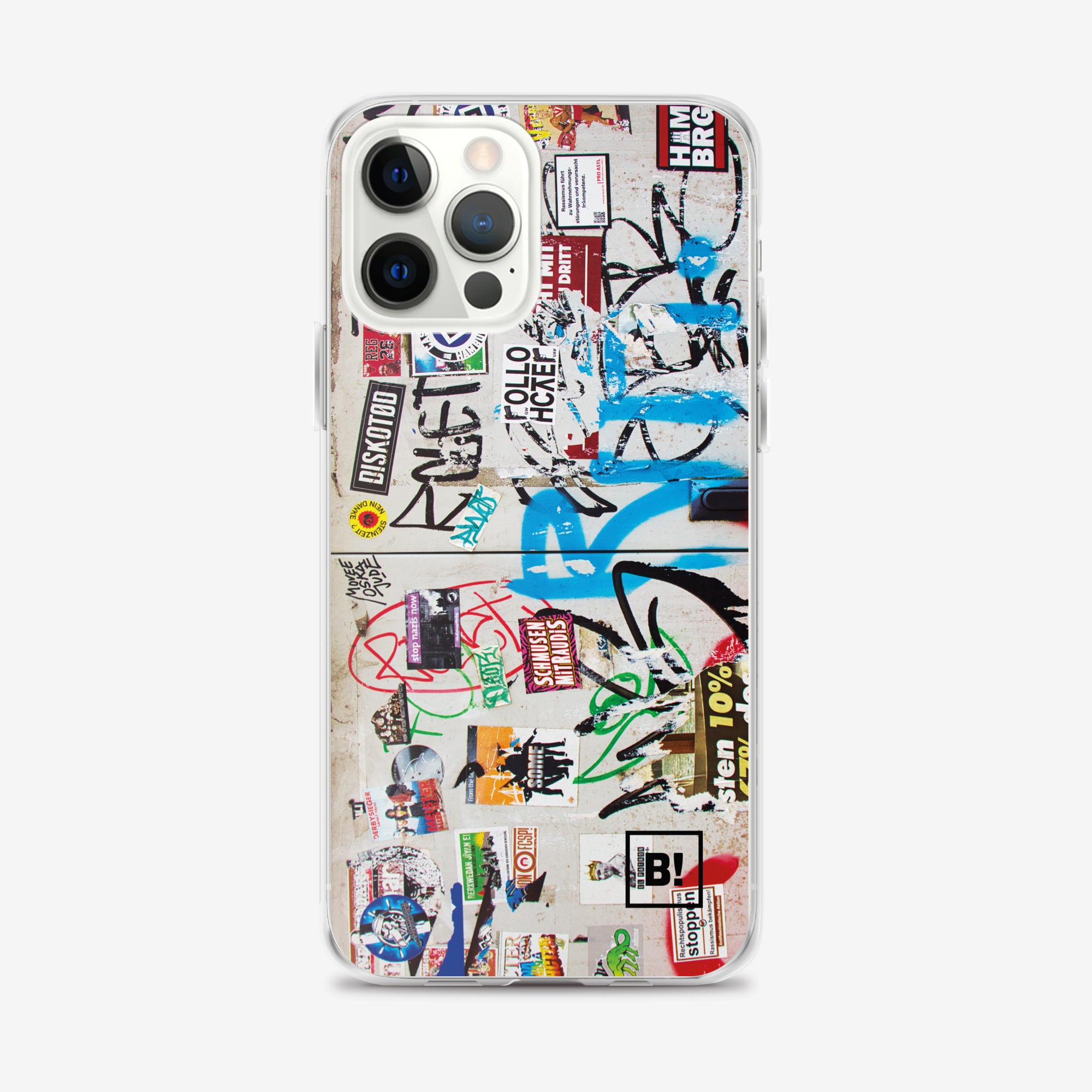 Binspired Schmusen mit Raudis Urban Art iPhone 12 Pro Max Case