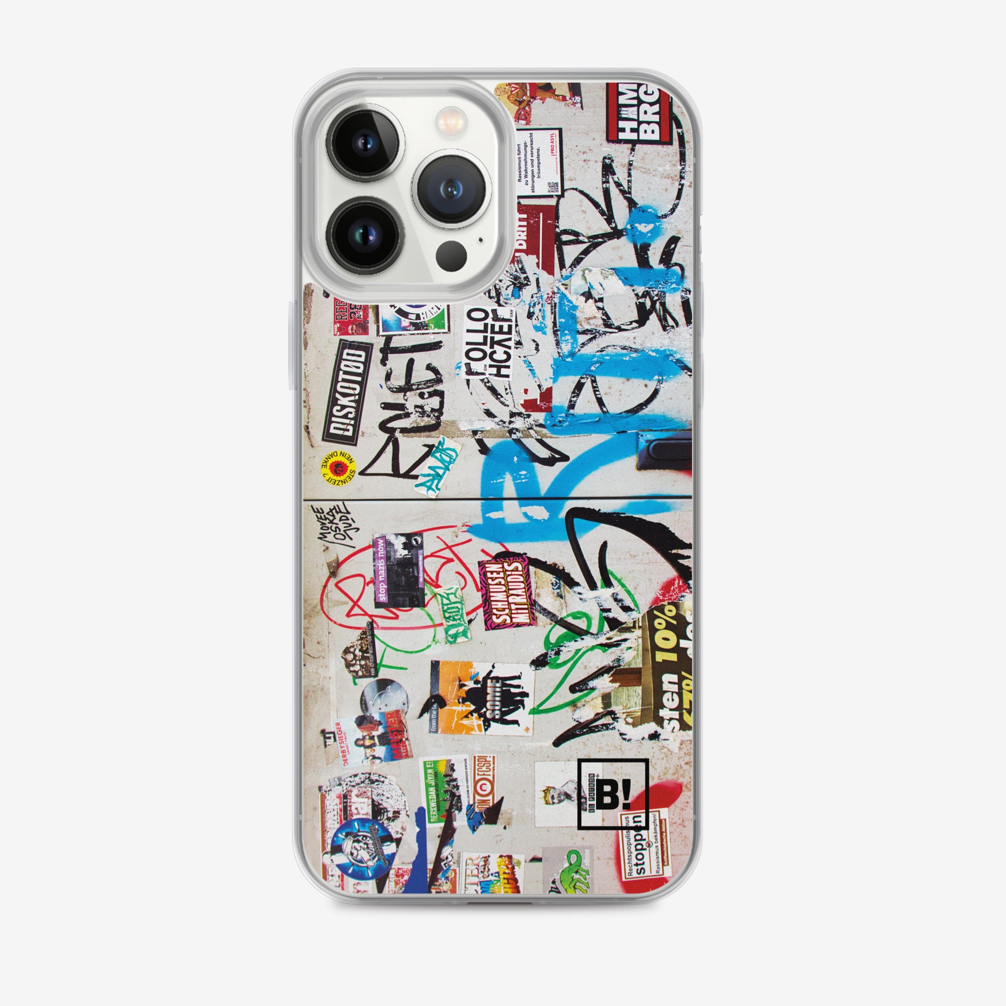 Binspired Schmusen mit Raudis Urban Art iPhone 13 Pro Max Case